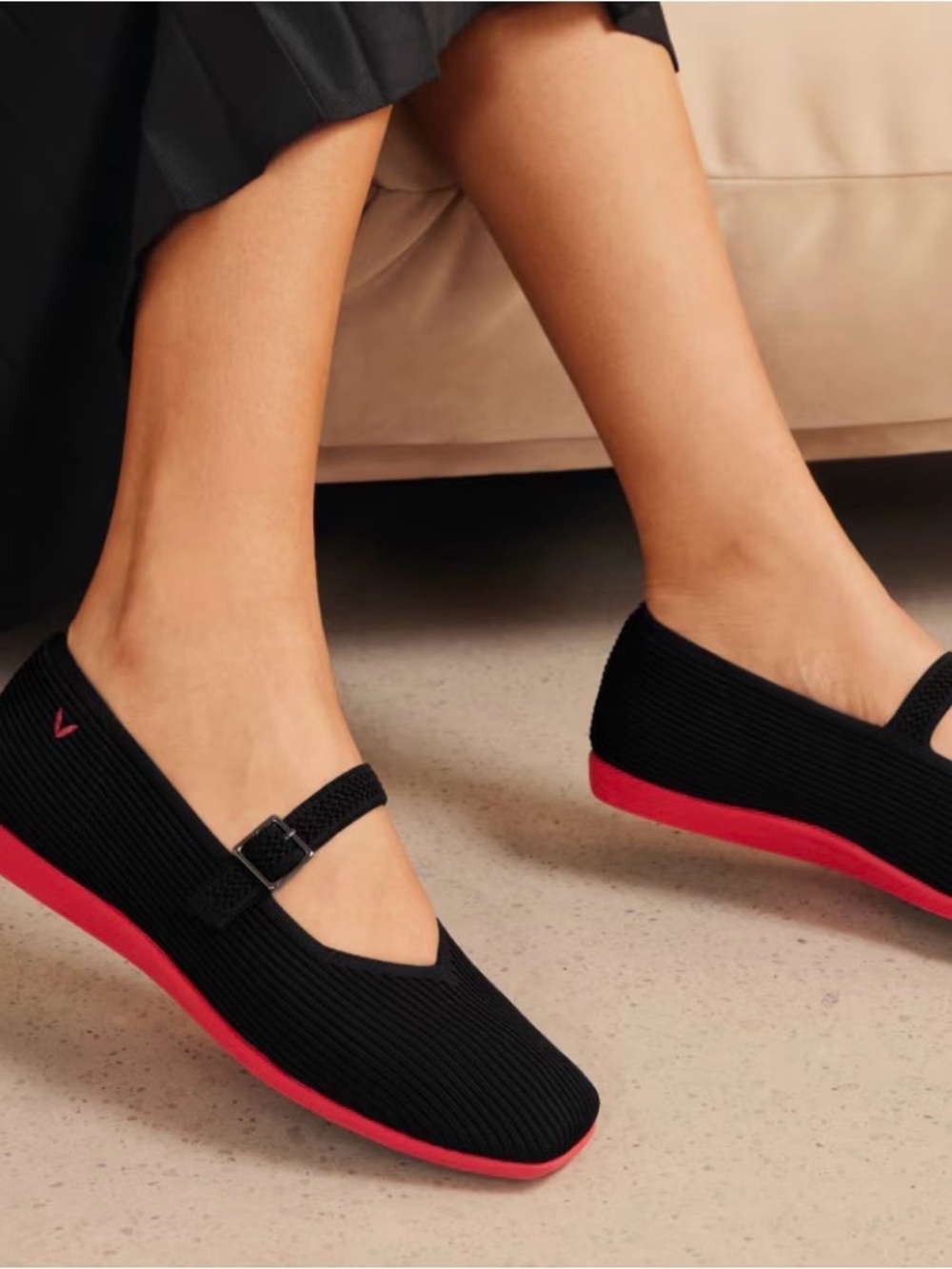 Lightweight Square-Toe Margot Walker Mary Jane